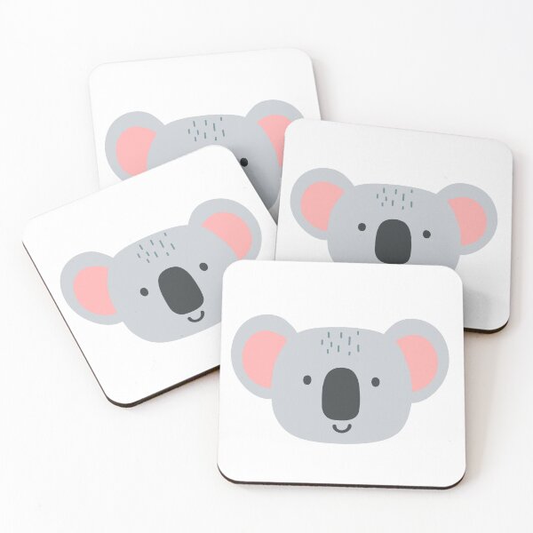 Item preview, Kawaii koala cute Face for kids and baby shower designed and sold by ElenaJoyDesign.