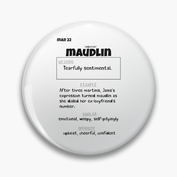 Item preview, March 22 Maudlin designed and sold by Square Root of Squid.