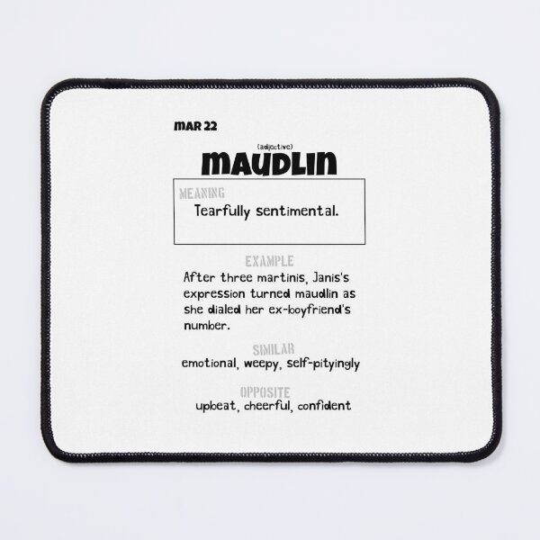 Item preview, March 22 Maudlin designed and sold by Square Root of Squid.