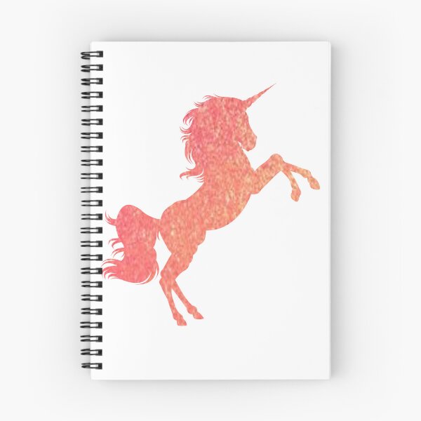Item preview, Orange Ombre Faux Glitter Unicorn designed and sold by Felicity-K.