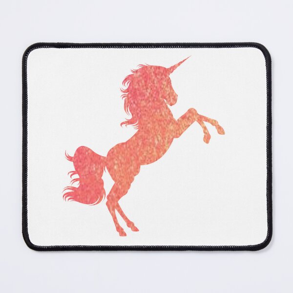 Item preview, Orange Ombre Faux Glitter Unicorn designed and sold by Felicity-K.