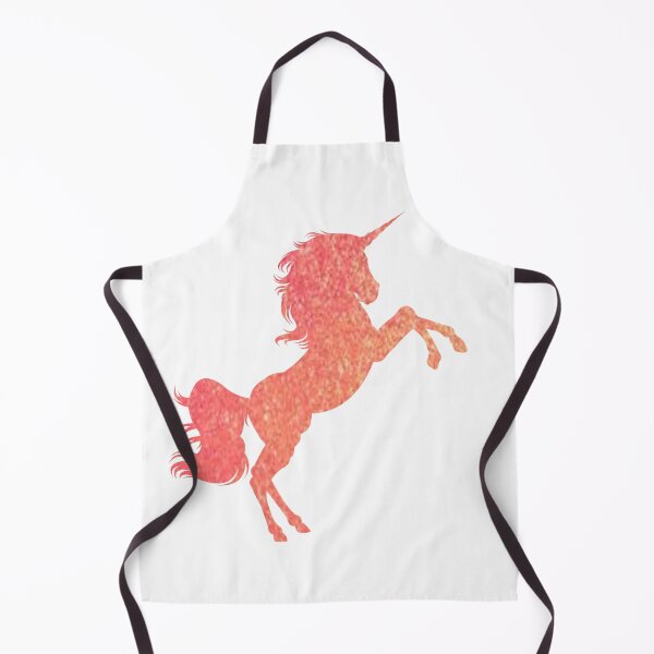 Item preview, Orange Ombre Faux Glitter Unicorn designed and sold by Felicity-K.