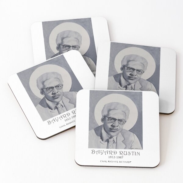 Item preview, Bayard Rustin Portrait designed and sold by VerlenaJohnson.