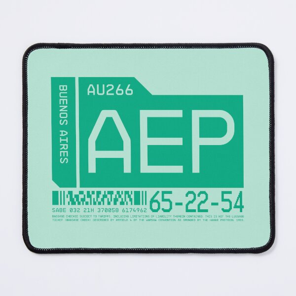 Item preview, Luggage Tag C - AEP Buenos Aires Argentina designed and sold by VoodooCircus.