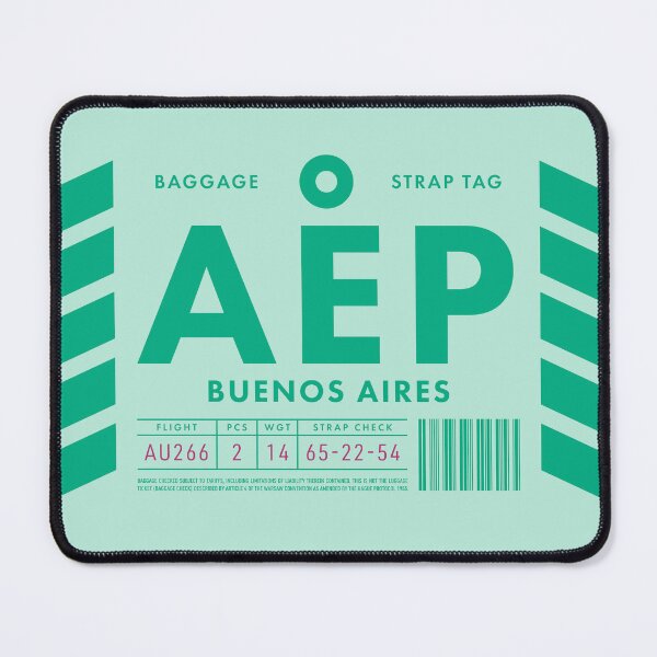 Item preview, Luggage Tag D - AEP Buenos Aires Argentina designed and sold by VoodooCircus.