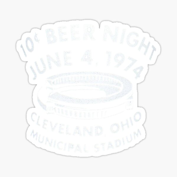 10 Cent Beer Night 1974 Cleveland Indians Municipal Stadium Vintage Style  Shirt - Ink In Action