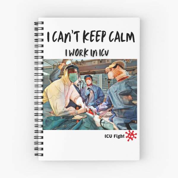Item preview, I CAN'T KEEP CALM I'M DOING A TRACHEOSTOMY designed and sold by ICU-FIGHT.
