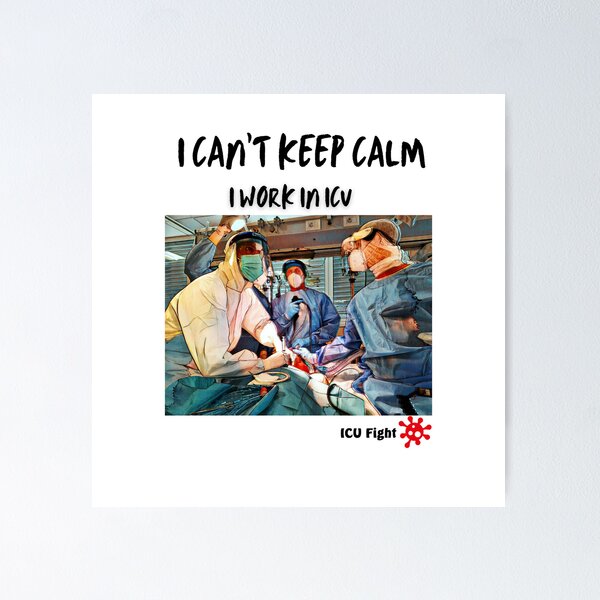 Item preview, I CAN'T KEEP CALM I'M DOING A TRACHEOSTOMY designed and sold by ICU-FIGHT.