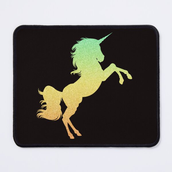 Item preview, Bright Yellow Orange Ombre Faux Glitter Unicorn designed and sold by Felicity-K.
