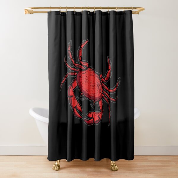 Crab Shower Curtains for Sale