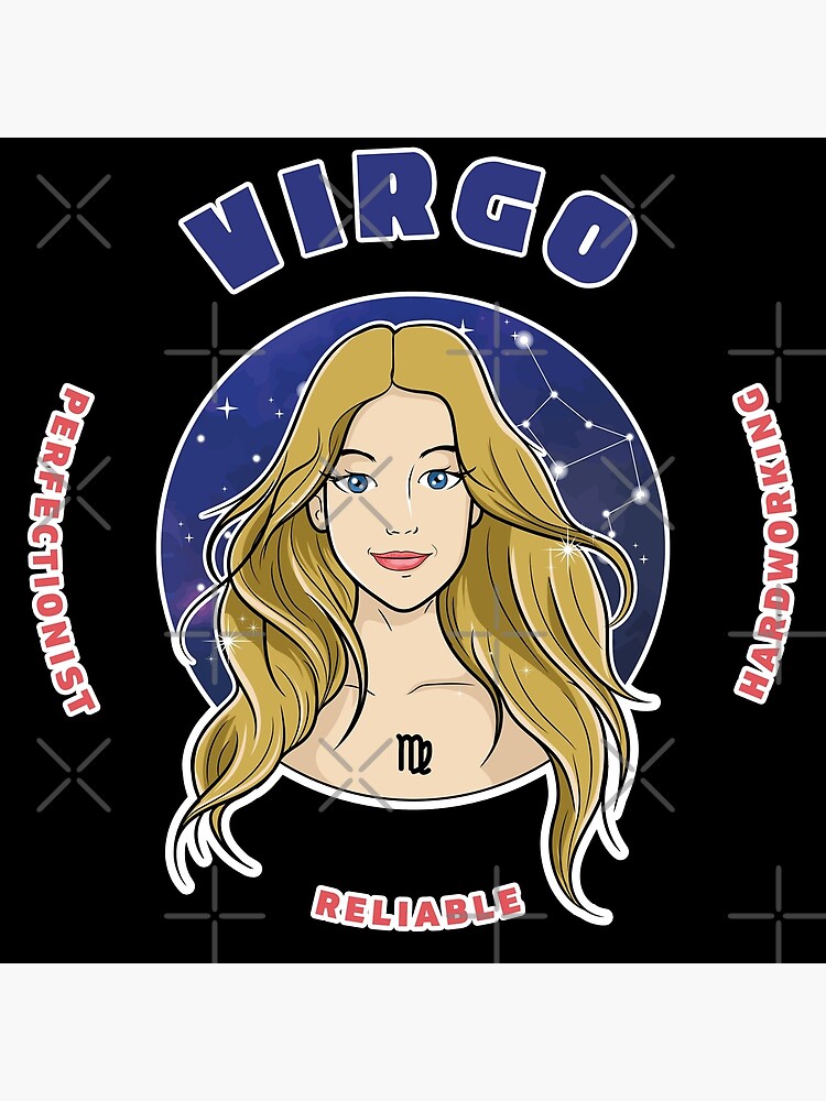 Virgo The Maiden The Sixth Zodiac Sign Astrological Sign Poster