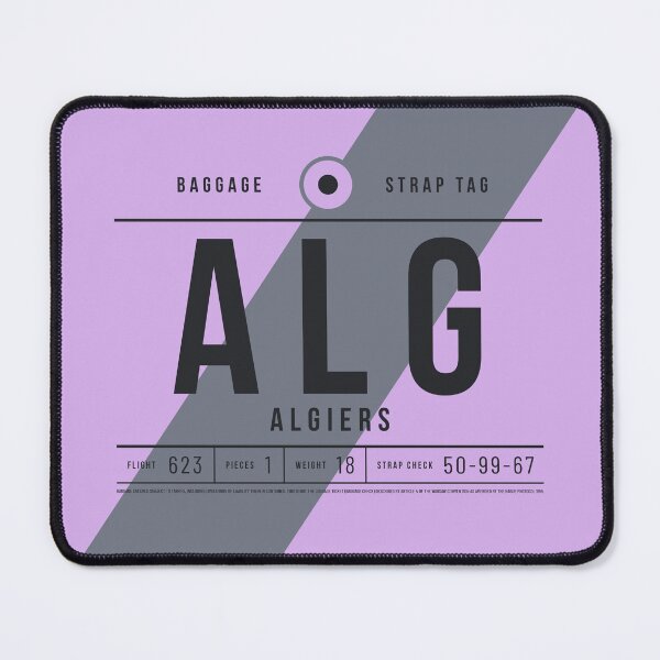 Item preview, Luggage Tag E - ALG Algiers Algeria designed and sold by VoodooCircus.
