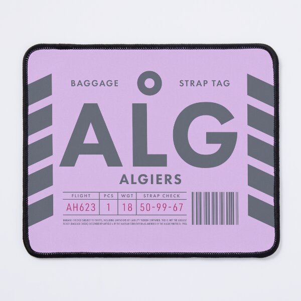 Item preview, Luggage Tag D - ALG Algiers Algeria designed and sold by VoodooCircus.