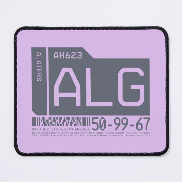 Item preview, Luggage Tag C - ALG Algiers Algeria designed and sold by VoodooCircus.