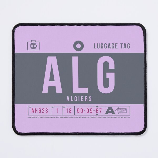 Item preview, Luggage Tag B - ALG Algiers Algeria designed and sold by VoodooCircus.