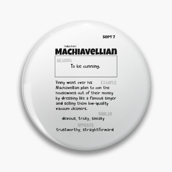 Item preview, September 7 Machiavellian designed and sold by Square Root of Squid.