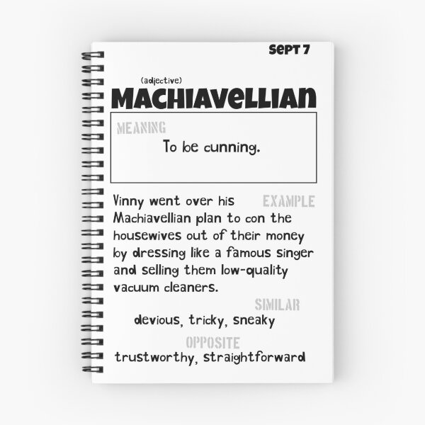 Item preview, September 7 Machiavellian designed and sold by Square Root of Squid.