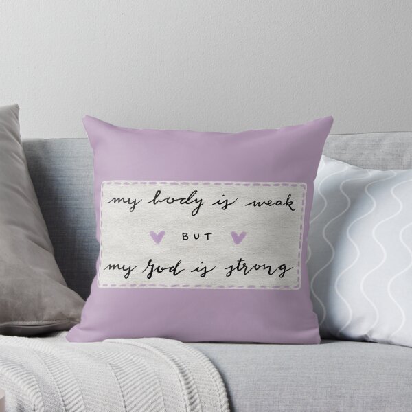 Item preview, My God is Strong (purple) designed and sold by misslovelymess.