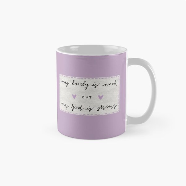 Item preview, My God is Strong (purple) designed and sold by misslovelymess.