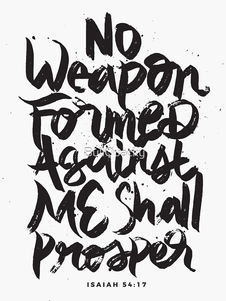 no weapon formed against me scripture meaning