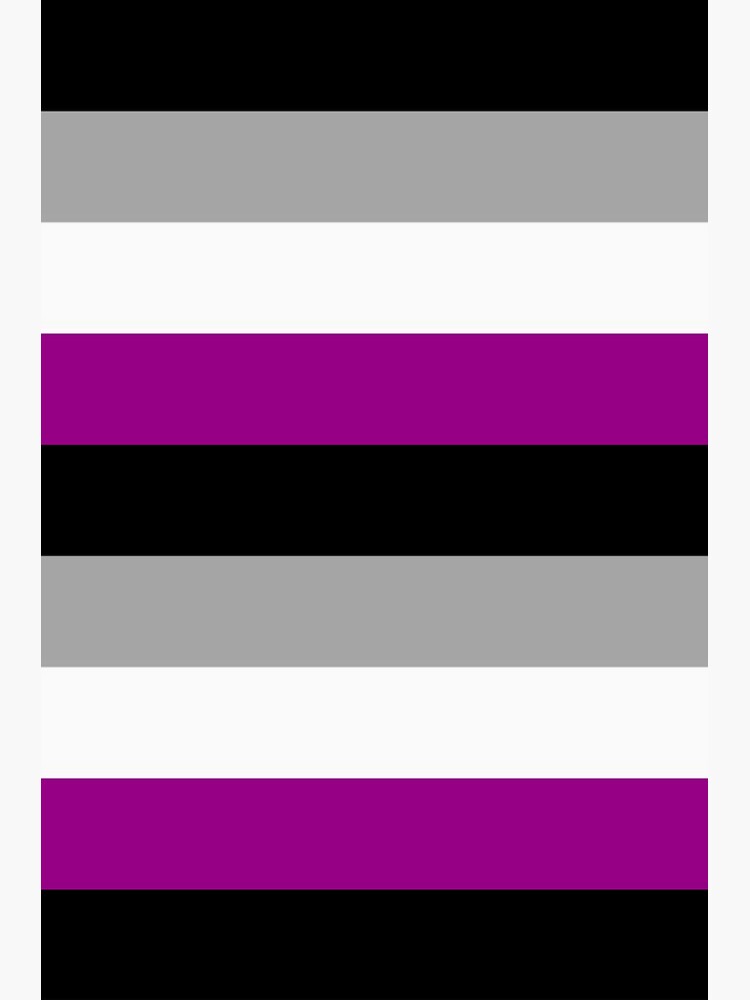 Asexual Pride Flag Striped Sticker For Sale By Jgventures Redbubble 4769