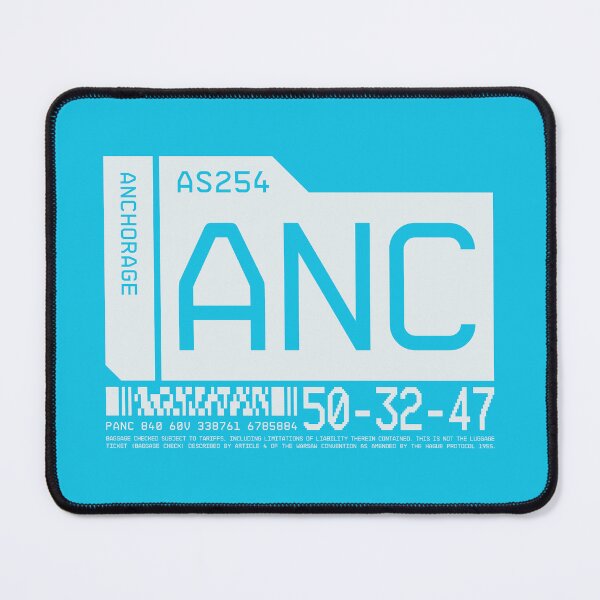 Item preview, Luggage Tag C - ANC Anchorage Alaska USA designed and sold by VoodooCircus.