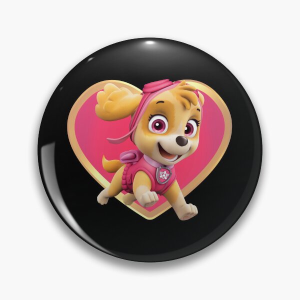Item preview, Pink Pilot Pup Love (on Black) designed and sold by epinkb.