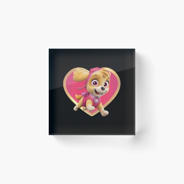 Item preview, Pink Pilot Pup Love (on Black) designed and sold by epinkb.