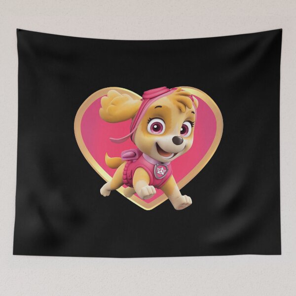 Item preview, Pink Pilot Pup Love (on Black) designed and sold by epinkb.