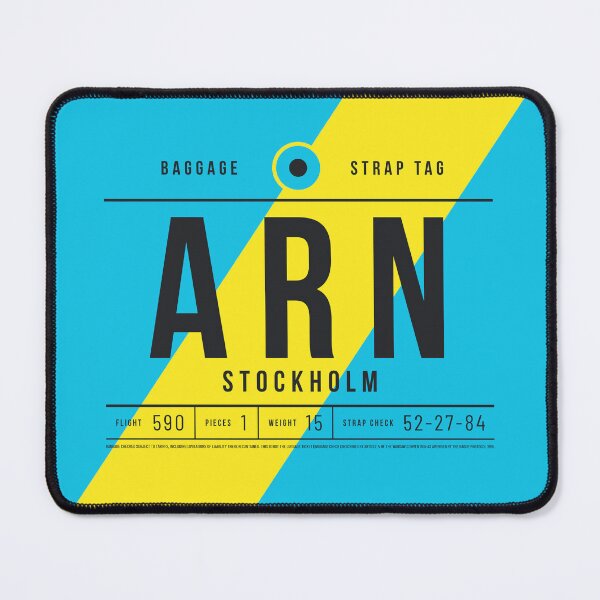 Item preview, Luggage Tag E - ARN Stockholm Sweden designed and sold by VoodooCircus.