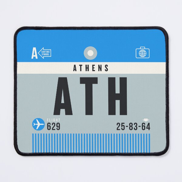 Item preview, Luggage Tag A - ATH Athens Greece designed and sold by VoodooCircus.