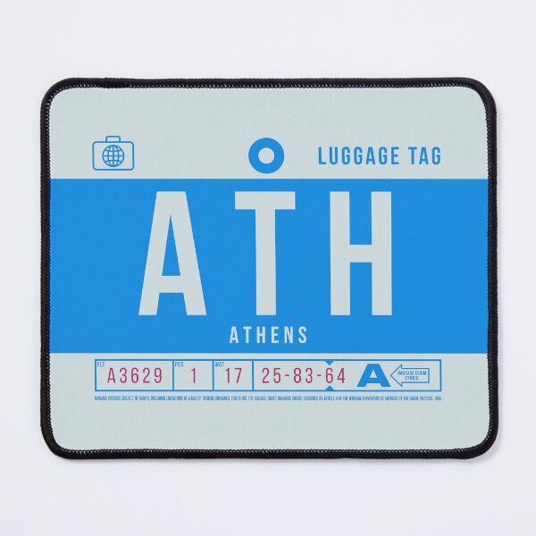 Item preview, Luggage Tag B - ATH Athens Greece designed and sold by VoodooCircus.