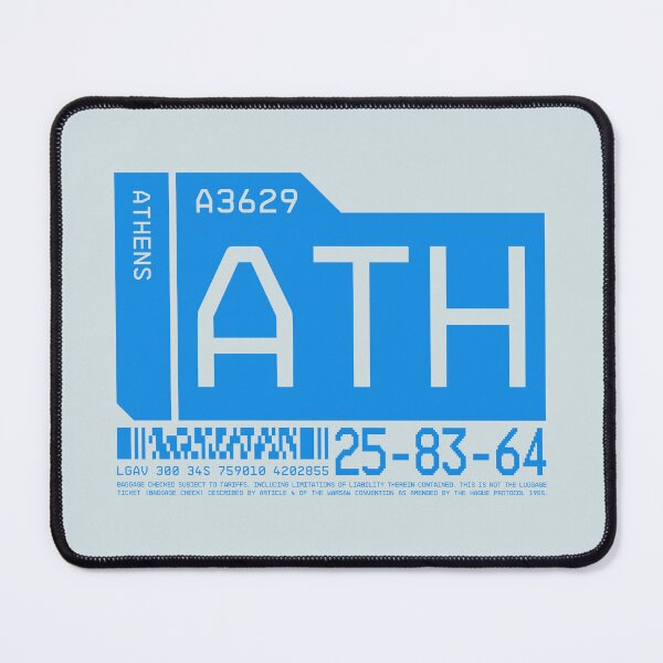 Item preview, Luggage Tag C - ATH Athens Greece designed and sold by VoodooCircus.