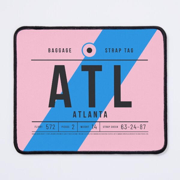 Item preview, Luggage Tag E - ATL Atlanta USA designed and sold by VoodooCircus.