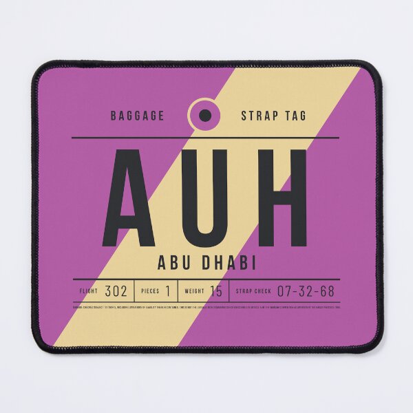 Item preview, Luggage Tag E - AUH Abu Dhabi UAE designed and sold by VoodooCircus.