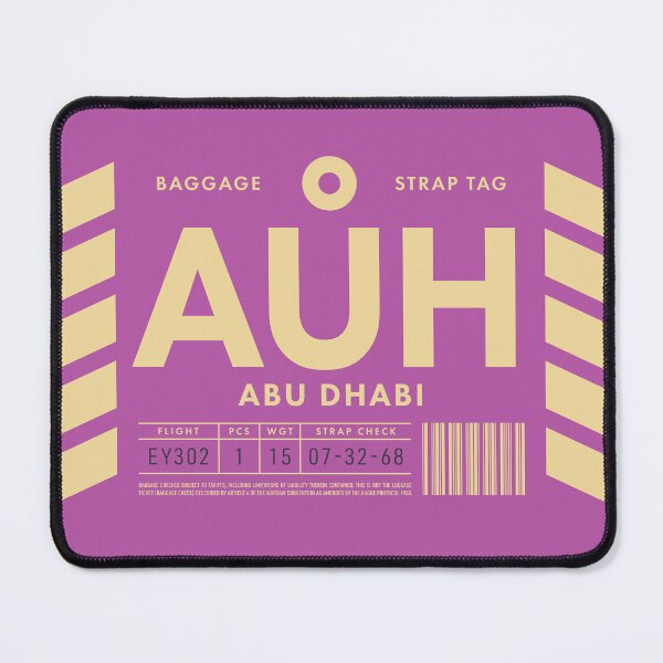 Item preview, Luggage Tag D - AUH Abu Dhabi UAE designed and sold by VoodooCircus.
