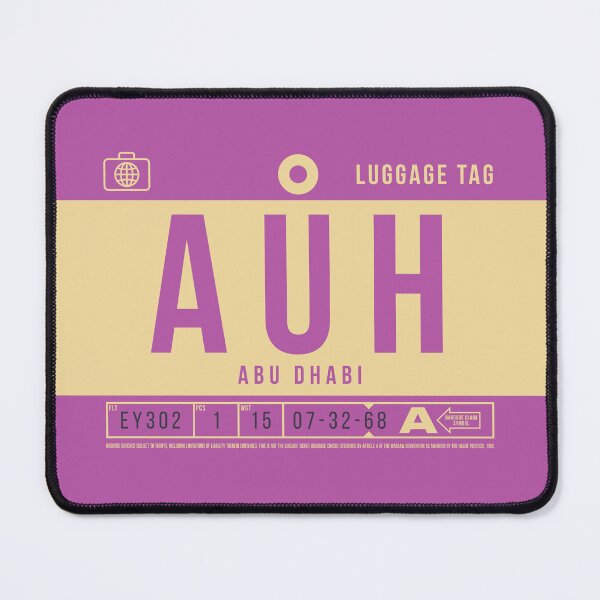 Item preview, Luggage Tag B - AUH Abu Dhabi UAE designed and sold by VoodooCircus.