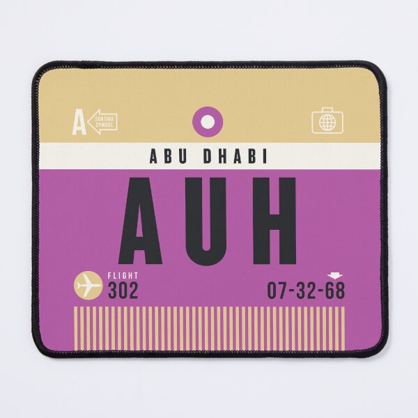 Item preview, Luggage Tag A - AUH Abu Dhabi UAE designed and sold by VoodooCircus.