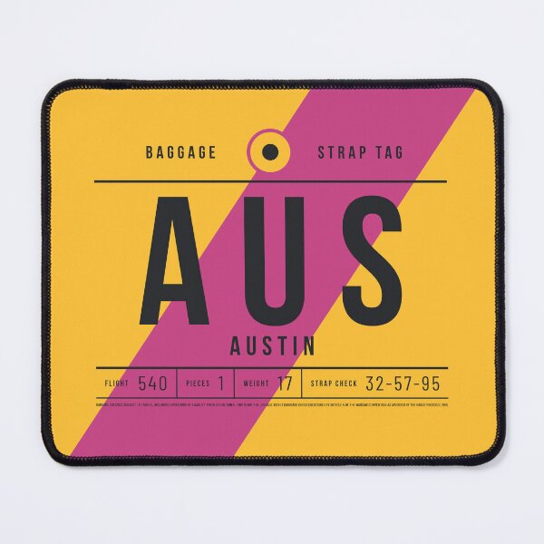 Item preview, Luggage Tag E - AUS Austin USA designed and sold by VoodooCircus.
