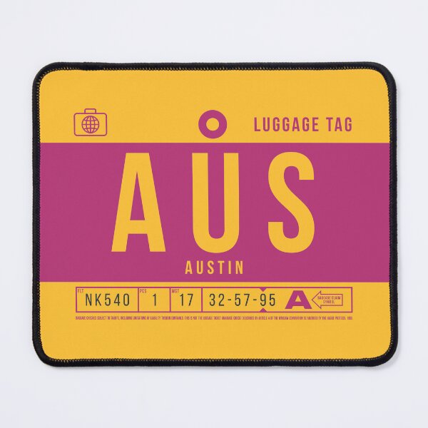 Item preview, Luggage Tag B - AUS Austin USA designed and sold by VoodooCircus.