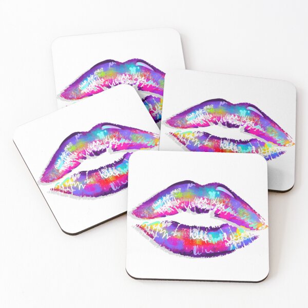 Item preview, colourful abstract modern lipstick stain PRIDE collection, Pride month  designed and sold by gargeesuresh.