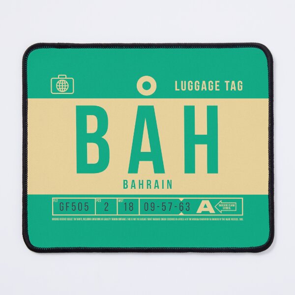 Item preview, Luggage Tag B - BAH Bahrain designed and sold by VoodooCircus.