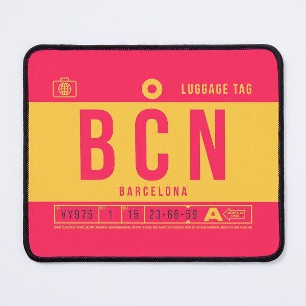 Item preview, Luggage Tag B - BCN Barcelona Spain designed and sold by VoodooCircus.