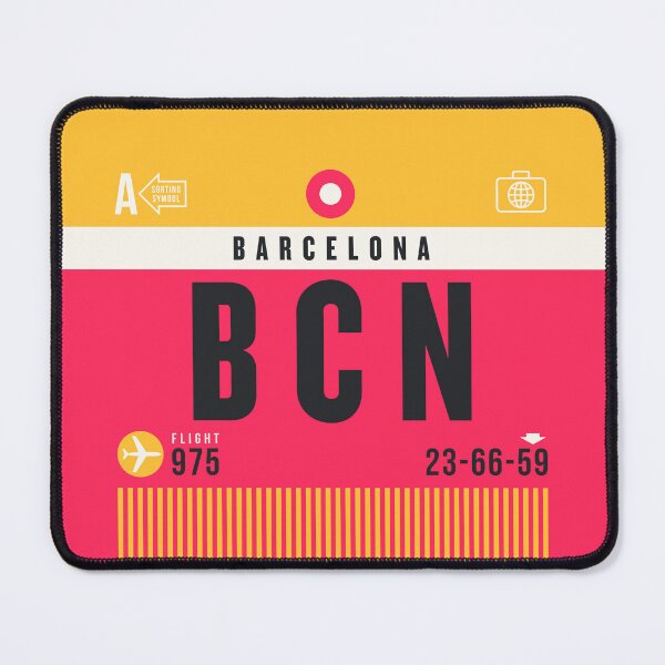 Item preview, Luggage Tag A - BCN Barcelona Spain designed and sold by VoodooCircus.
