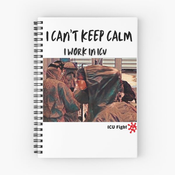 Item preview, I CAN'T KEEP CALM, I'M FIGHTING AGAINST COVID designed and sold by ICU-FIGHT.