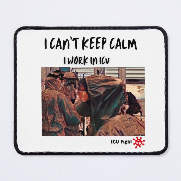 Item preview, I CAN'T KEEP CALM, I'M FIGHTING AGAINST COVID designed and sold by ICU-FIGHT.