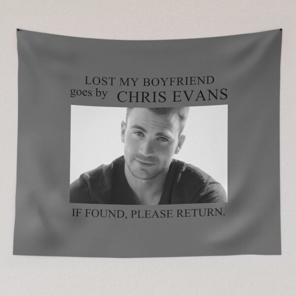 Item preview, Lost my boyfriend Chris Evans Classic designed and sold by OpalBartell.