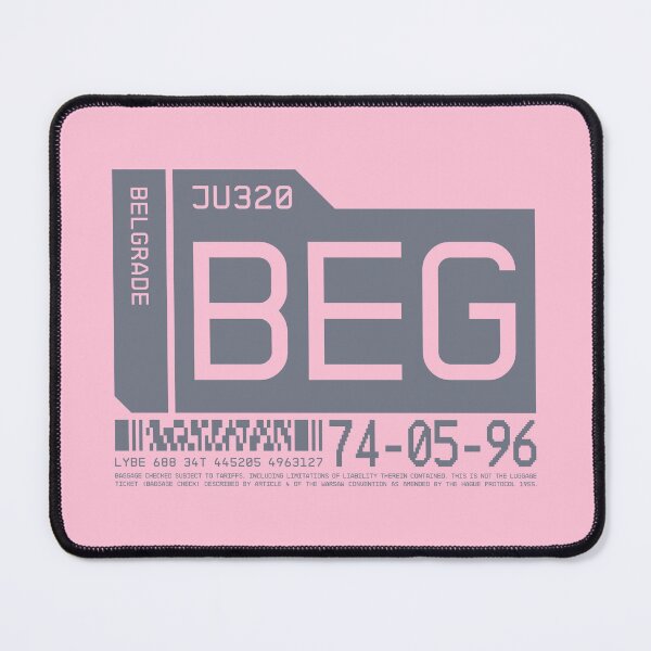 Item preview, Luggage Tag C - BEG Belgrade Serbia designed and sold by VoodooCircus.