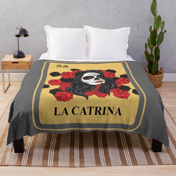 Halloween La Catrina Throw selling Blanket