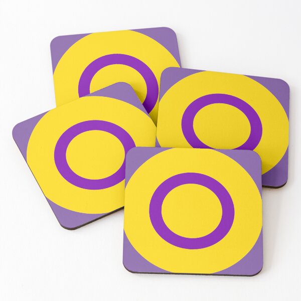 Aperçu de l'œuvre Intersex Pride Flag Circle créée et vendue par kiippers.